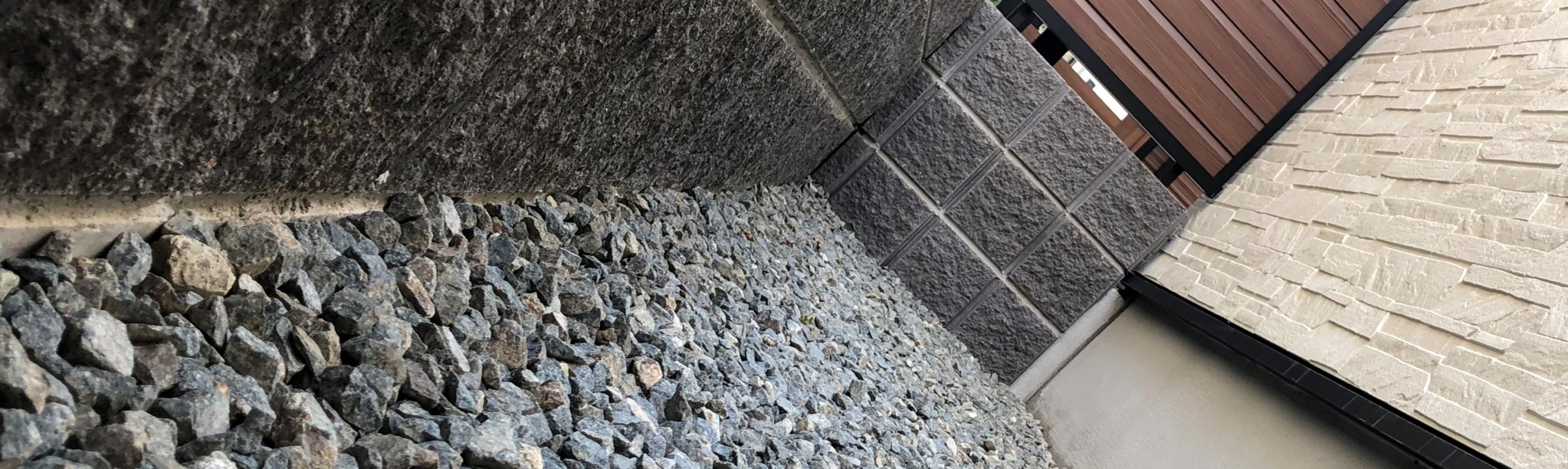 砕石敷き